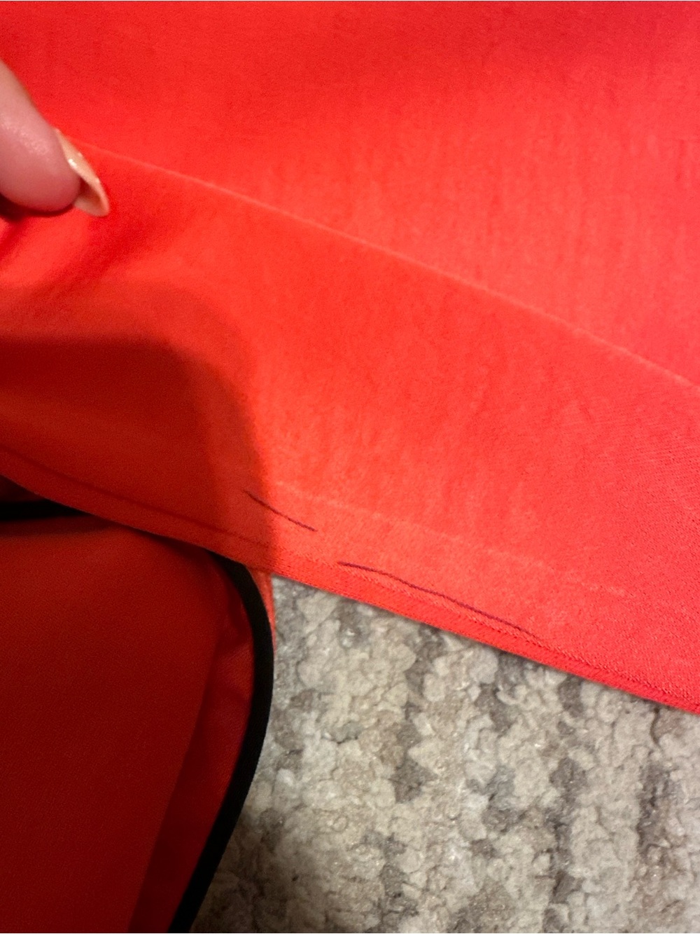 Red Fabletics Eco Satin Robe - Picture 7 of 7